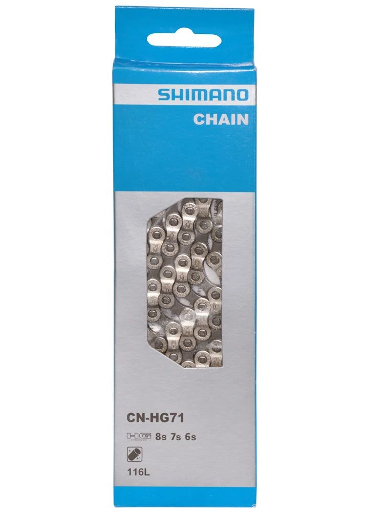 Shimano CN-HG71C Cadena De 6/7/8 Velocidades Con Quick-Link Cadena 8 Velocidades | Bike-Discount 2 Shimano CN-HG71C Cadena De 6/7/8 Velocidades Con Quick-Link Cadena 8 Velocidades | Bike-Discount - Imagen 2