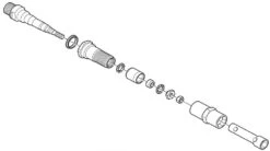 Shimano Eje De Pedal Completo Para PD-GR500 /MX80 Pedales - Accesorios | Bike-Discount -Shimano Pedalachse komplett PD GR500 c 1280x1280