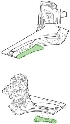 Shimano Placa De Protección Para El Desviador FD-R9100 Desviadore Delantero Accesorios | Bike-Discount 5 Shimano Placa De Protección Para El Desviador FD-R9100 Desviadore Delantero Accesorios | Bike-Discount -Shimano Schutzplatte DuraAce 3 1280x1280