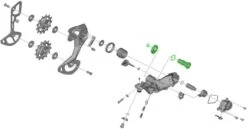 Shimano Unidad De Eje Para El Soporte Del Cambio Trasero RD-M9100 Pieza De Repuesto | Bike-Discount -Shimano Shimano Achseinheit fur RD M9100 Schaltwerk Halter Y3FA98010 c 1280x1280