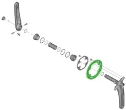 Shimano DEORE FC-M4100-2/M4100-B2 2x10 Velocidades Plato 10 Velocidades | Bike-Discount -Shimano Shimano DEORE FC M4100 2 M4100 B2 2x10 fach Kettenblatt Y0LE98010 b 1280x1280