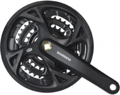 Shimano FC-M371 3x9-velocidad Bielas 48/36/26 Platos Y Bielas Con Protector De Cadena | Bike-Discount