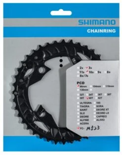 Shimano Plato FC-M523 10 Velocidades | Bike-Discount -Shimano Shimano FC M523 Kettenblatt 40T AN KSR Y1PY98030 1280x1280