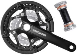 Shimano FC-T551 3x10-velocidad Bielas 44/32/24 Platos Y Bielas Con Protector De Cadena | Bike-Discount