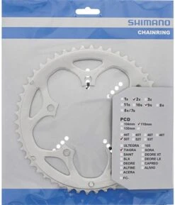 Shimano Plato TIAGRA De 9 Velocidades Para FC-4550 50 Dientes Plato 9 Velocidades | Bike-Discount