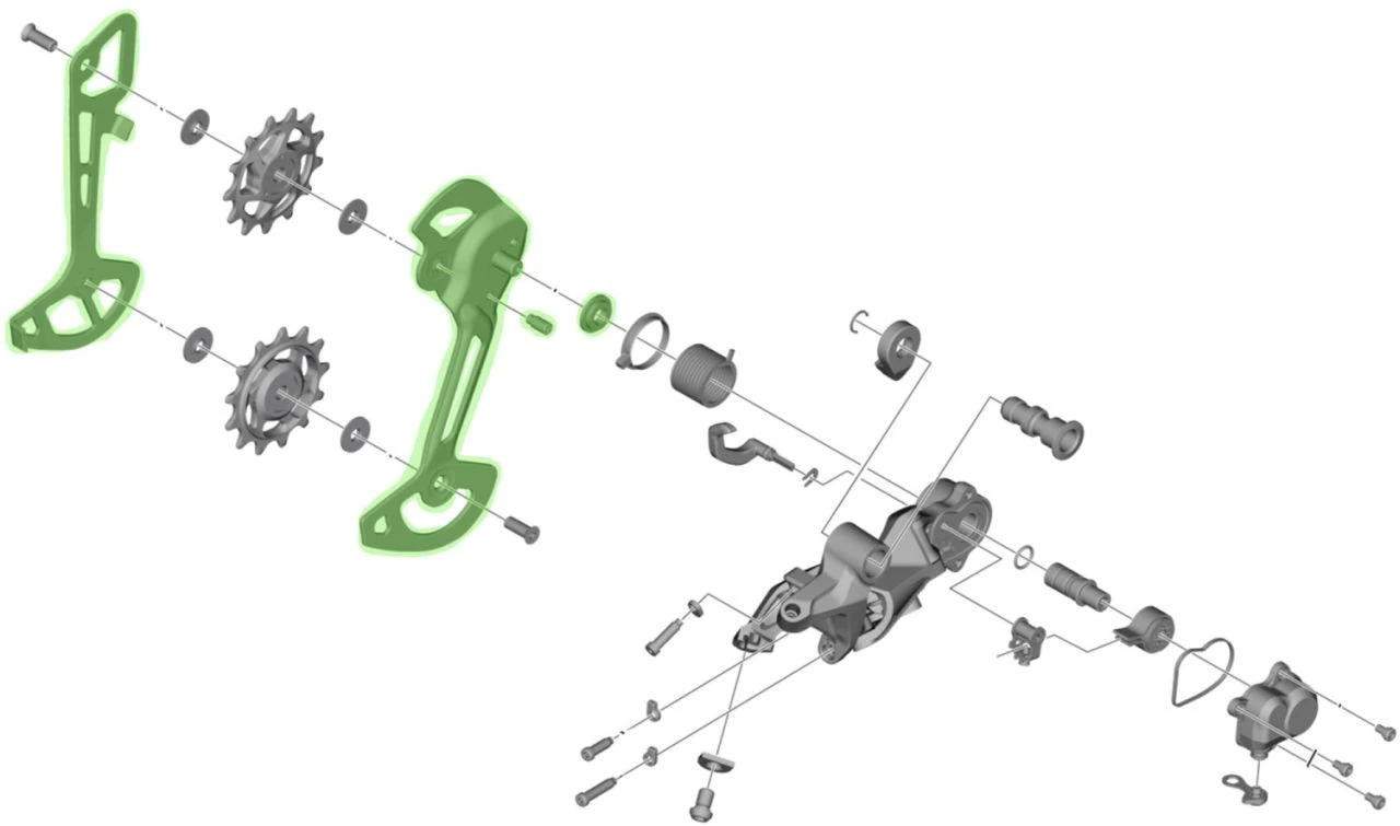 Shimano Placa Guía De Cadena Para RD-M8100 SGS Pieza De Repuesto | Bike-Discount 4 Shimano Placa Guía De Cadena Para RD-M8100 SGS Pieza De Repuesto | Bike-Discount - Imagen 4