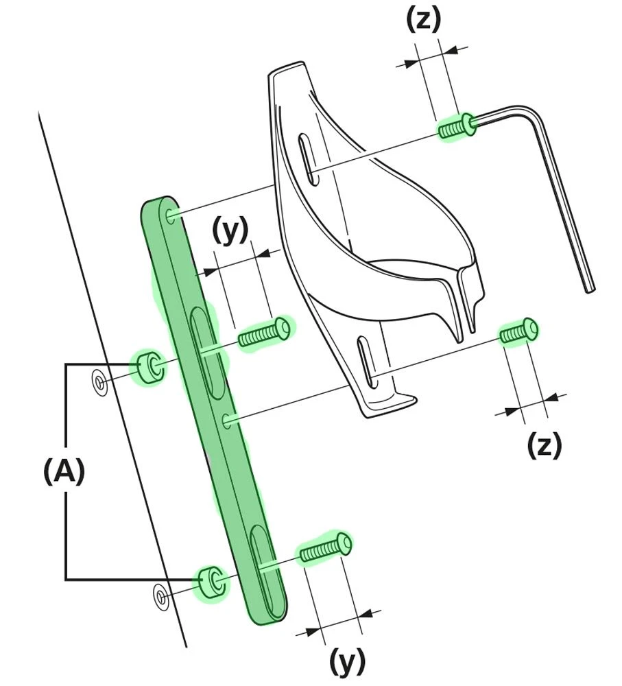 Shimano SM-BA01 Adaptador Para El Montaje Del Portabidón Accesorios Di2 | Bike-Discount 2 Shimano SM-BA01 Adaptador Para El Montaje Del Portabidón Accesorios Di2 | Bike-Discount - Imagen 2