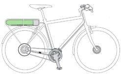 Shimano STEPS BT-E6001 Batería De 504Wh Para Montaje En Rack Trasero Shimano System | Bike-Discount -Shimano Shimano STEPS BT E6001 504Wh Akku fur Gepacktragermontage 1280x1280