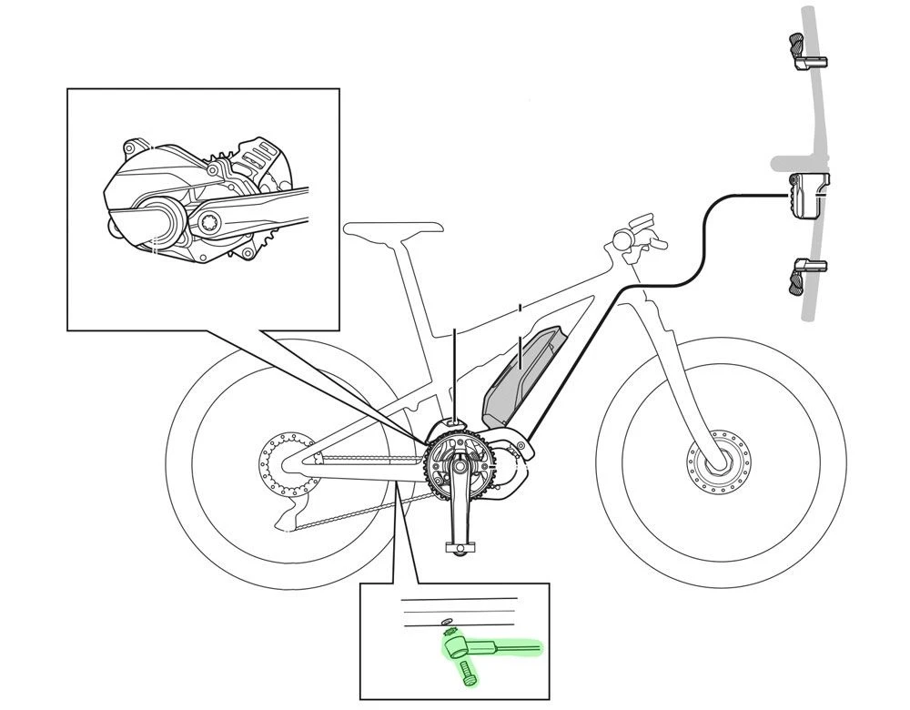 Shimano Sensor De Velocidad STEPS EW-SS300 Shimano System | Bike-Discount 2 Shimano Sensor De Velocidad STEPS EW-SS300 Shimano System | Bike-Discount - Imagen 2