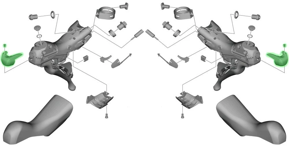 Shimano Placa De Características TIAGRA/GRX ST-4720/RX600 Palanca De Cambio Refacciones | Bike-Discount 4 Shimano Placa De Características TIAGRA/GRX ST-4720/RX600 Palanca De Cambio Refacciones | Bike-Discount - Imagen 4