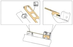Shimano TL-BME02 Plantilla Para El Portapilas STEPS BM-E8010/E8016 Shimano System | Bike-Discount -Shimano Shimano TL BME02 YEZY00014 d 1280x1280