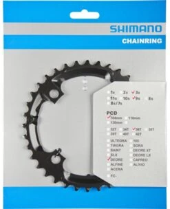 Shimano DEORE Plato Para FC-M590/591 36T 9 Velocidades | Bike-Discount
