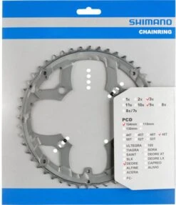 Shimano DEORE Plato Para FC-M590/591 48T (para El Protector De Cadena) 9 Velocidades | Bike-Discount