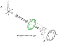 Shimano Plato ALFINE Para FC-S501 8 Velocidades | Bike-Discount -Shimano Shimano Alfine Kettenblatt FC S501 Single Chain Guard TypeaS4BGFv3lnSzr 1280x1280
