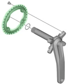 Shimano Plato SLX SM-CRM70 De 11 Velocidades Para FC-M7000 30 Dientes 11 Velocidades | Bike-Discount -Shimano Shimano SLX 11 fach Kettenblatt SM CRM70 1280x1280