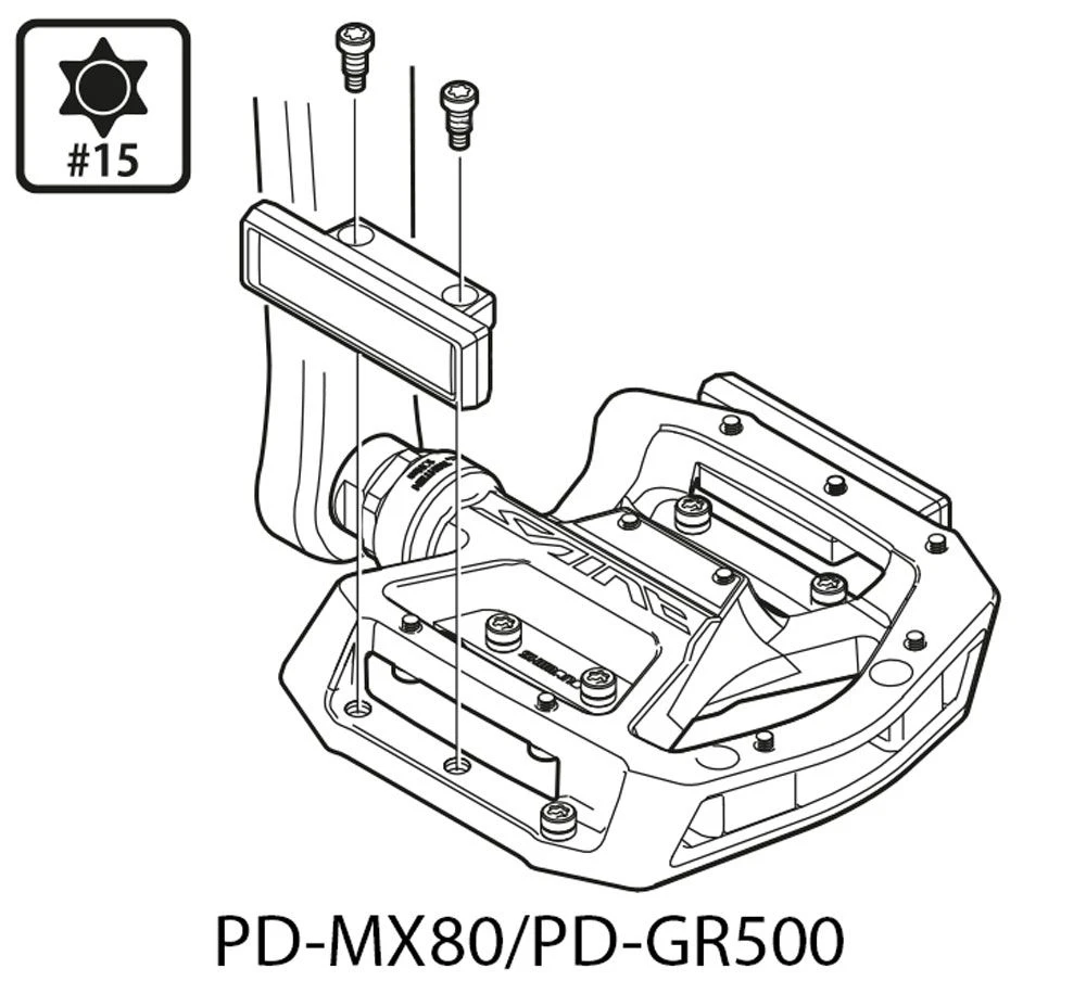 Shimano SM-PD64A Juego De Reflectores Pedales - Accesorios | Bike-Discount 3 Shimano SM-PD64A Juego De Reflectores Pedales - Accesorios | Bike-Discount - Imagen 3