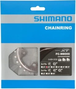Shimano Plato XT FC-M8000 De 2 Velocidades 26T (BC) 11 Velocidades | Bike-Discount -Shimano Shimano XT 2 fach Kettenblatt FC M8000 26 Zahne BC Y1RL26000 b 1280x1280